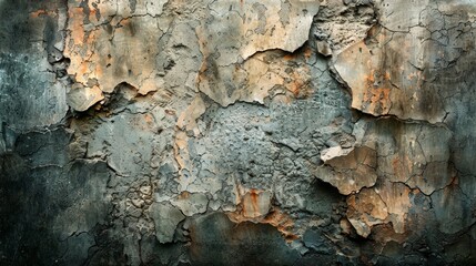 Obraz premium Distressed Grunge Texture with Broken Elements and Dust for Background Design