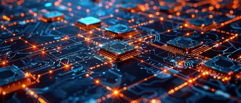 Blockchain technology with secure transactions visualization, emphasizing innovation in digital finance, highly detailed and perfect for tech use