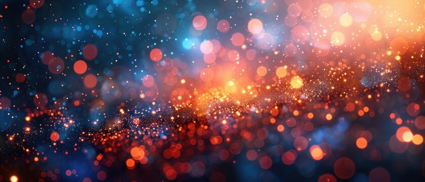 Bokeh lights creating a dreamy background