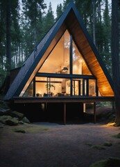 Fototapeta premium house in the forest