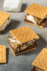American Homemade Smores with Chocolate
