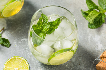 Sparkling Refreshing Hugo Cocktail