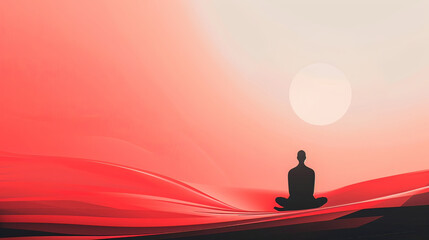 A man is sitting on a sandy beach, looking out at the ocean