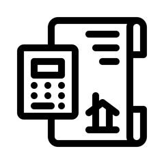 calculation line icon