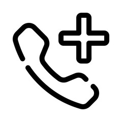 emergency call line icon