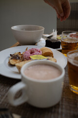 Delicious breakfast 