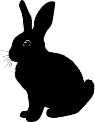 rabbit silhouette