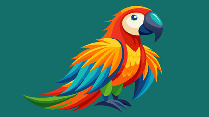 Obraz premium parrot on a branch