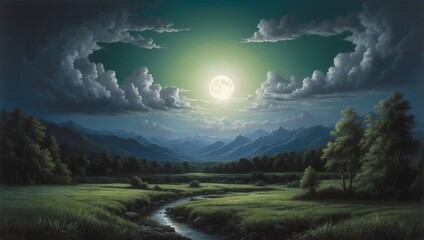 sunrise over the mountains