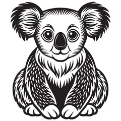 illustration of cartoon Koala