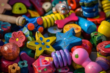 Colorful toys for children