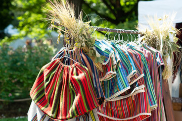 Song festival 2023 in Latvia, in the central park of Riga, Ligo holidays with latvian folk costumes and music