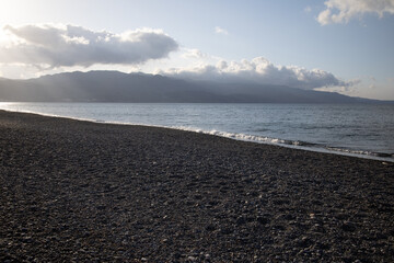 Crete sunset horizon