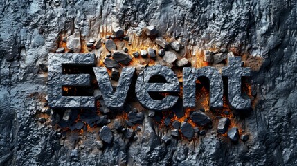 Basalt Stone Celebration and Party concept art poster.