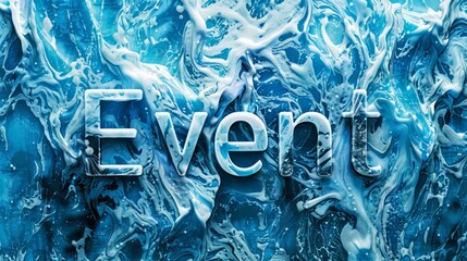 Blue Marble Celebration and Party concept art poster.