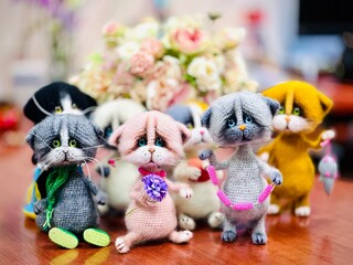 Cat puppets