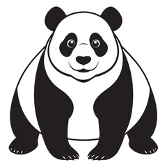 panda bear vector illustration