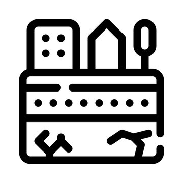 black line art building construction clip art preview