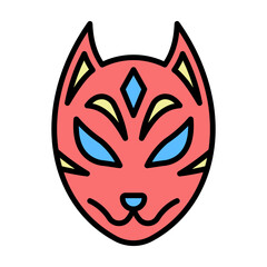 Fox Mask Filled