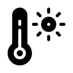 temperature glyph icon