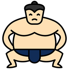 Sumo Wrestler Filled