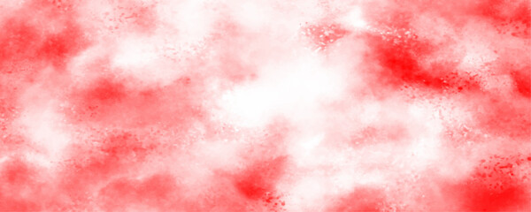 Abstract red background with watercolor vintage texture, valentines day color paper or website design. Abstract soft red watercolor background. Soft red grunge background frame. Grunge red-white art