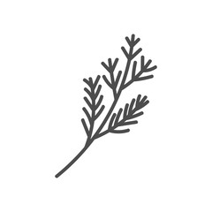 hand drawn illustration of flowers and leaves