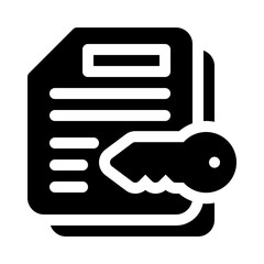 documents glyph icon