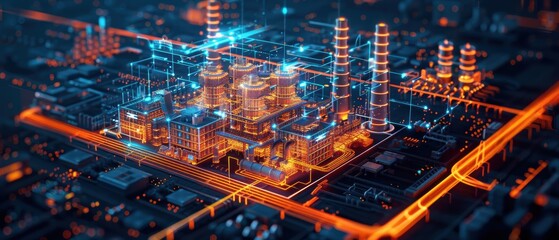 Digital twin of a power plant for operational efficiency