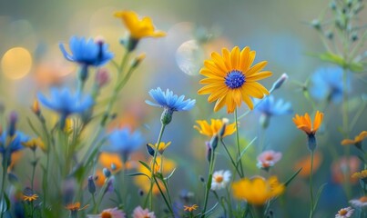 Wildflowers in a meadow