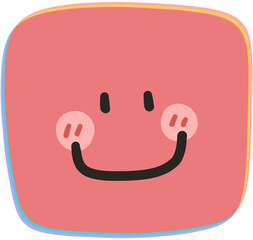 Cute shape and smile