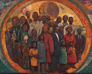 artwork celebrating Juneteenth, AI-generated