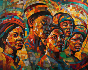 artwork celebrating Juneteenth, AI-generated