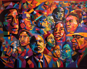 artwork celebrating Juneteenth, AI-generated