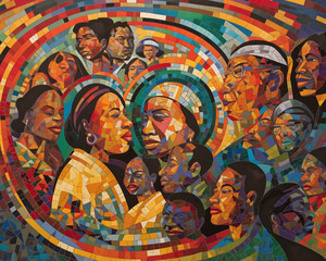 artwork celebrating Juneteenth, AI-generated