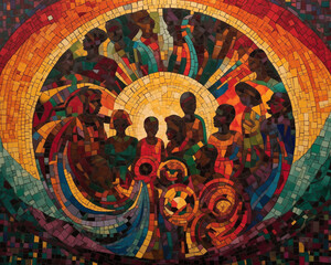 artwork celebrating Juneteenth, AI-generated