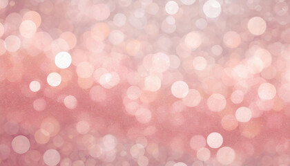 Obraz premium Cute Pink Sparkles Shimmer Bokeh Background Wallpaper