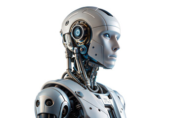 robot on transparent background