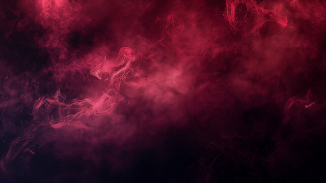 maroon mist on black background, Ai generated Images