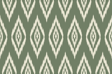 Seamless ethnic Ikat pattern in tribal, folk embroidery, and Mexican style Aztec geometry for Graphic Arts, Carpet Design, Wallpaper, Wrapping, and Clothing.
