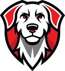 Mascot sport logo character design template for gaming and sport. Mascot logo esport design