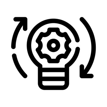 implementation line icon