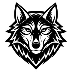 Fototapeta premium wolf logo design Lino cart