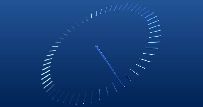 Close-up of clock hands moving slowly 