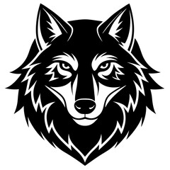 Fototapeta premium wolf logo design