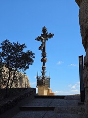 Monastery of Montserrat mountain in Catalonia, Spain.