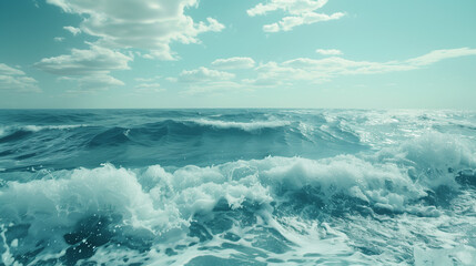 Beautiful sea view capturing the serene and endless horizon. Perfect for travel, nature, and relaxation themes