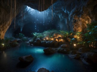 A serene winter scene of snow covered hills and a starlit sky, reminiscent of a silent, peaceful night.