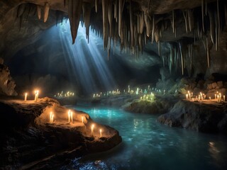 A cozy cabin nestled amidst snow-laden trees, smoke curling from its chimney, beckons warmth and refuge.