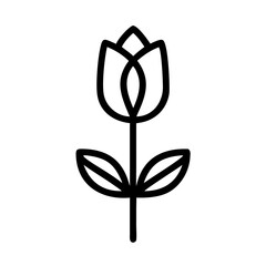 Fototapeta premium Flowers icon vector design